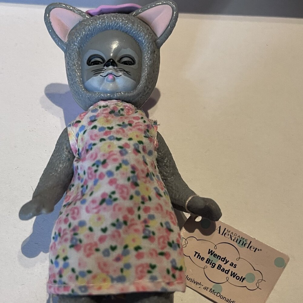 McDonald's Toy Madame Alexander Wendy as The Big Bad Wolf Doll w Tag